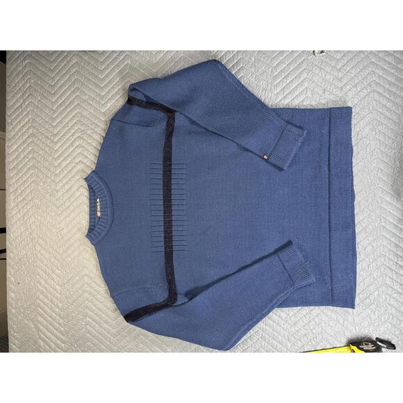 Point Zero Other - Point Zero Knit Sweater Mens Large Blue Crewneck